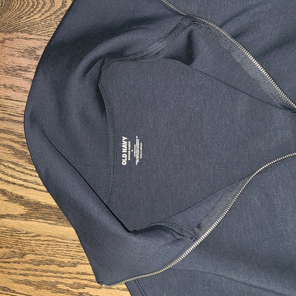Old Navy Bounce Fleece Blue Full-Zip Jacket - Picture 3 of 6